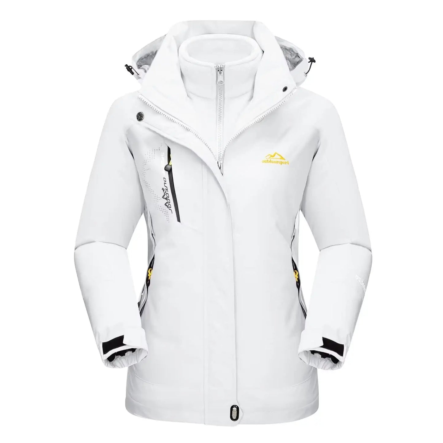 Warmes Skijacke Fleece gefüttert 3in1