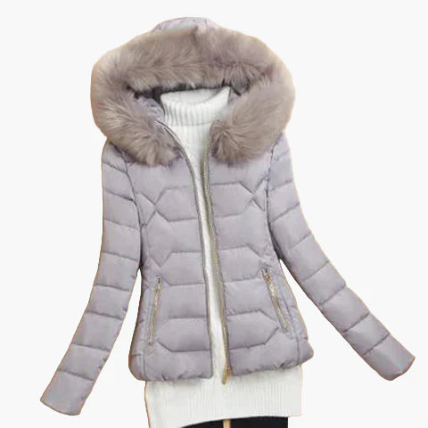 Winter Steppjacke Damen Kapuze Modern