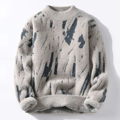 Stylischer Strickpullover Herren Modern Gemütlich