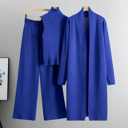 Damen Hosen-Set 3-teilig Bequem und Elegant