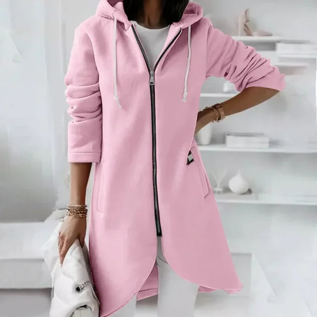 Stylischer Cardigan Kapuze Frauen