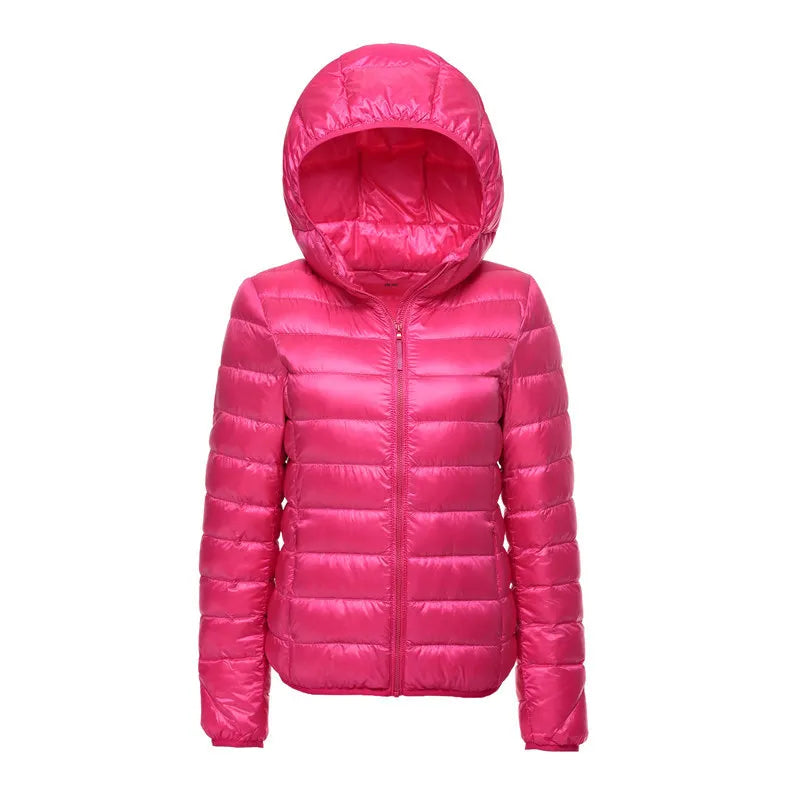 Praktische Steppjacke Kapuze Leicht