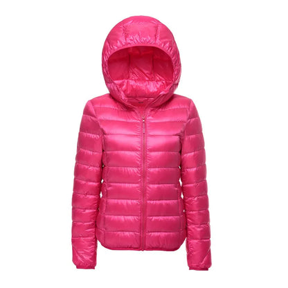 Praktische Steppjacke Kapuze Leicht