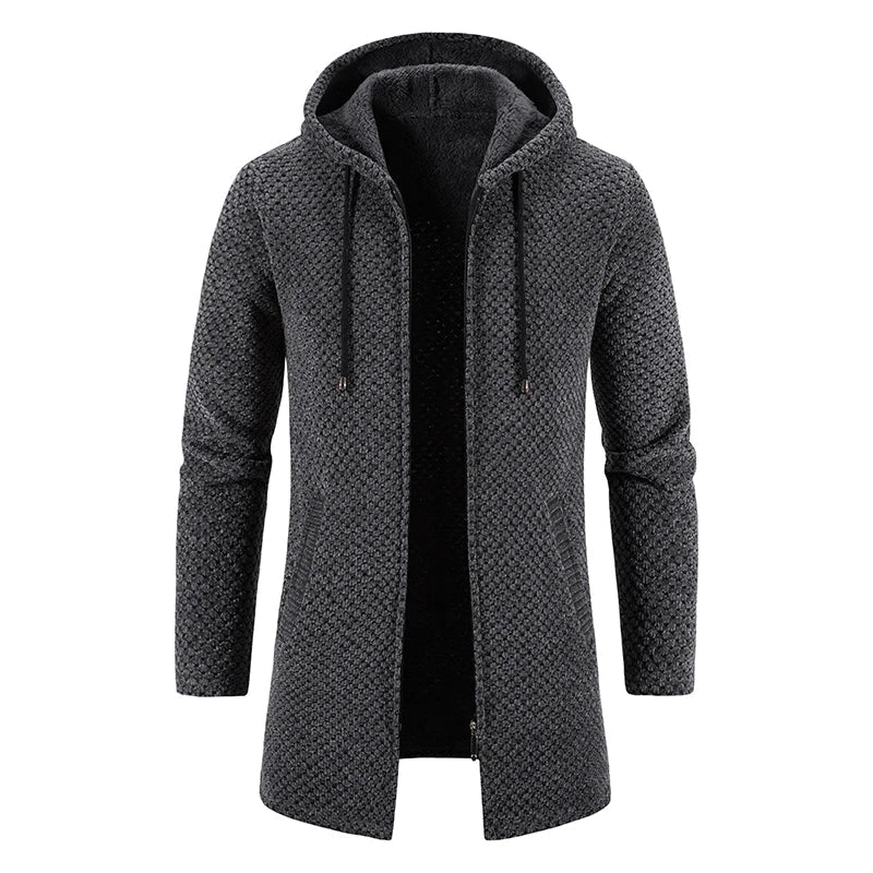 Warme Winterjacke Dickes Fleece Innenausstattung