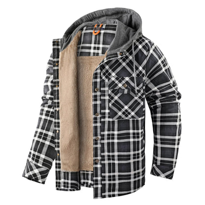 Kariertes Hemdkleid Warm Winter