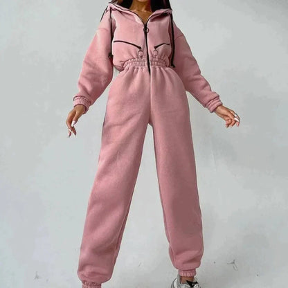 Stylischer Winter-Overall Damen