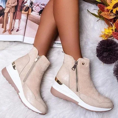 Warme Winterstiefel Schnee Plüsch Knöchel Boots