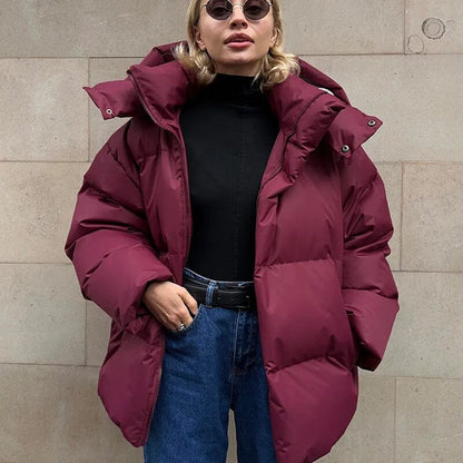 Große Oversized Hoodie Jacke Damen