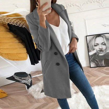 Eleganter Damenmantel Modern Stil