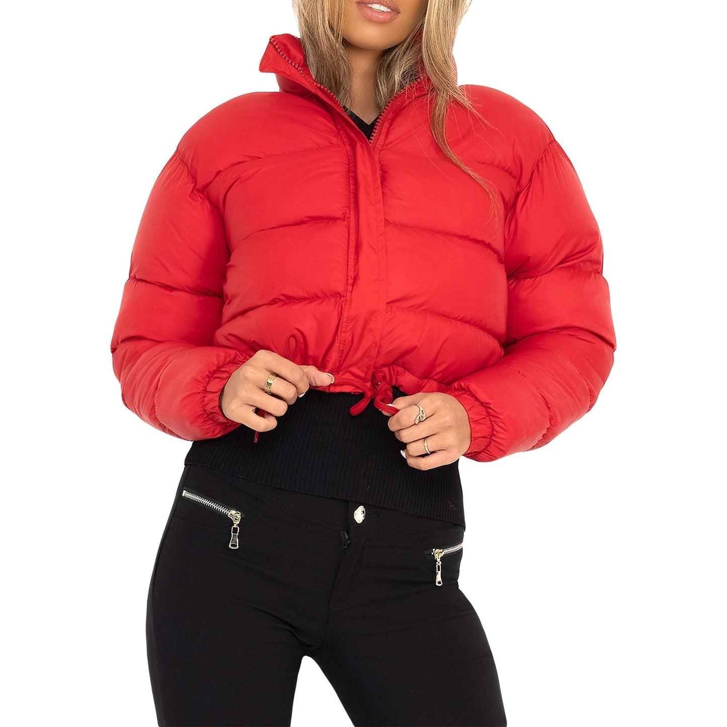 Warme Winterjacke Damen Gepolstert