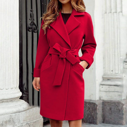 Elegante Damenkleid Klassisch Knielang