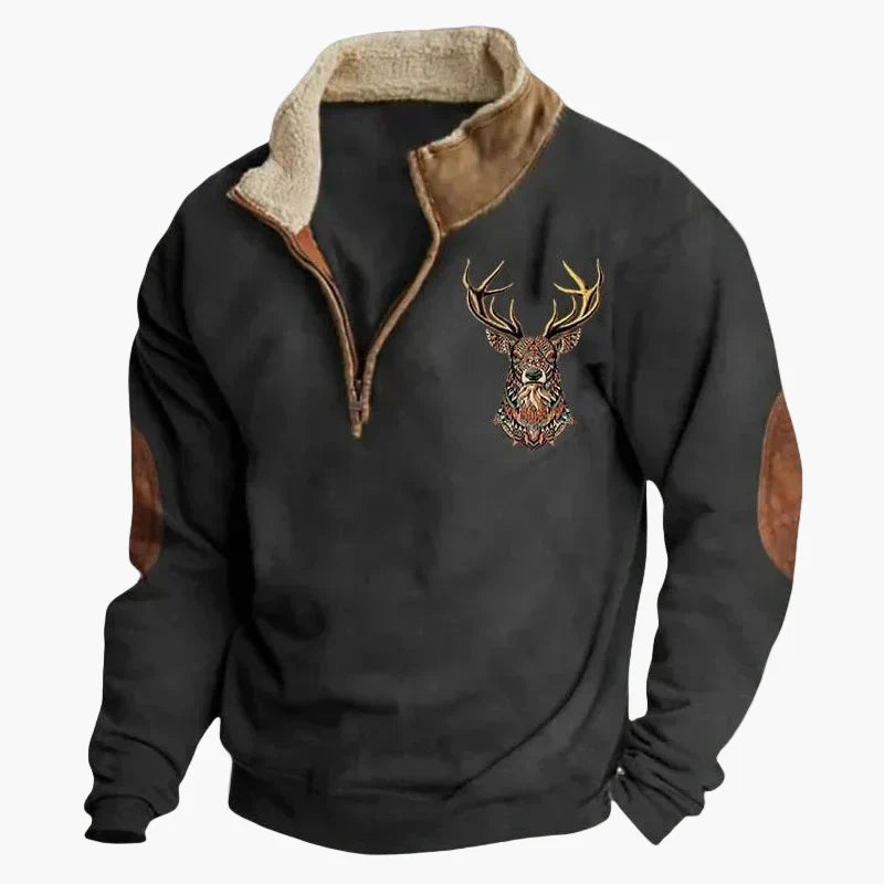 Stylisher Western Pullover Azteken Muster