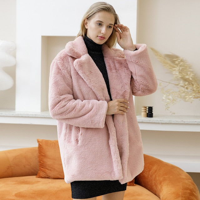 Winterjacke Faux Fur Warm & Stylish