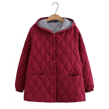 Winterjacke Damen Übergröße Baumwolle Warm