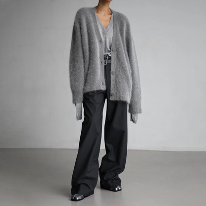 Weiche Strickjacke Damen Bequem - IdealeKleiden