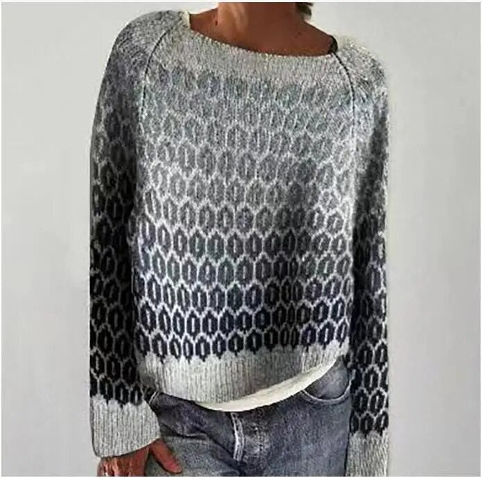 Retro Sweatshirt Stilvoll Komfortabel Damen