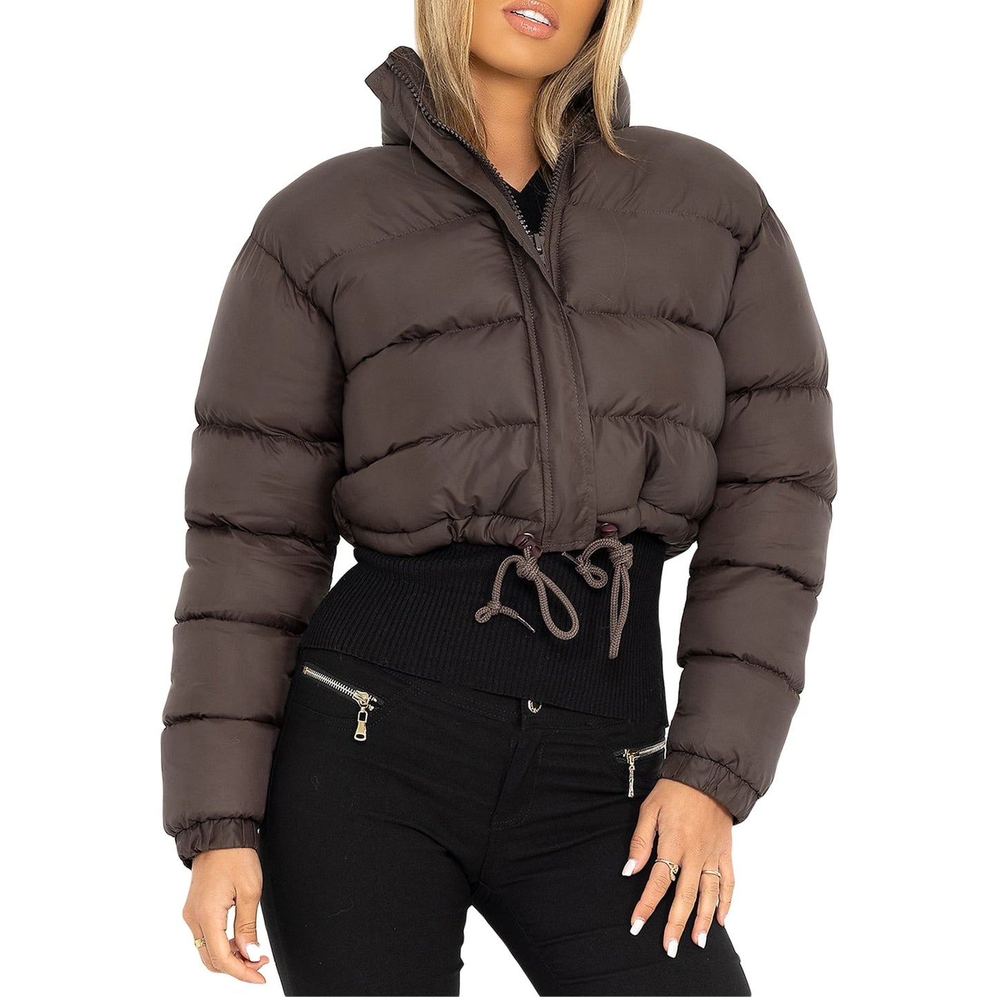 Warme Winterjacke Damen Gepolstert