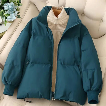 Warmes Winter-Pufferjacke Damen