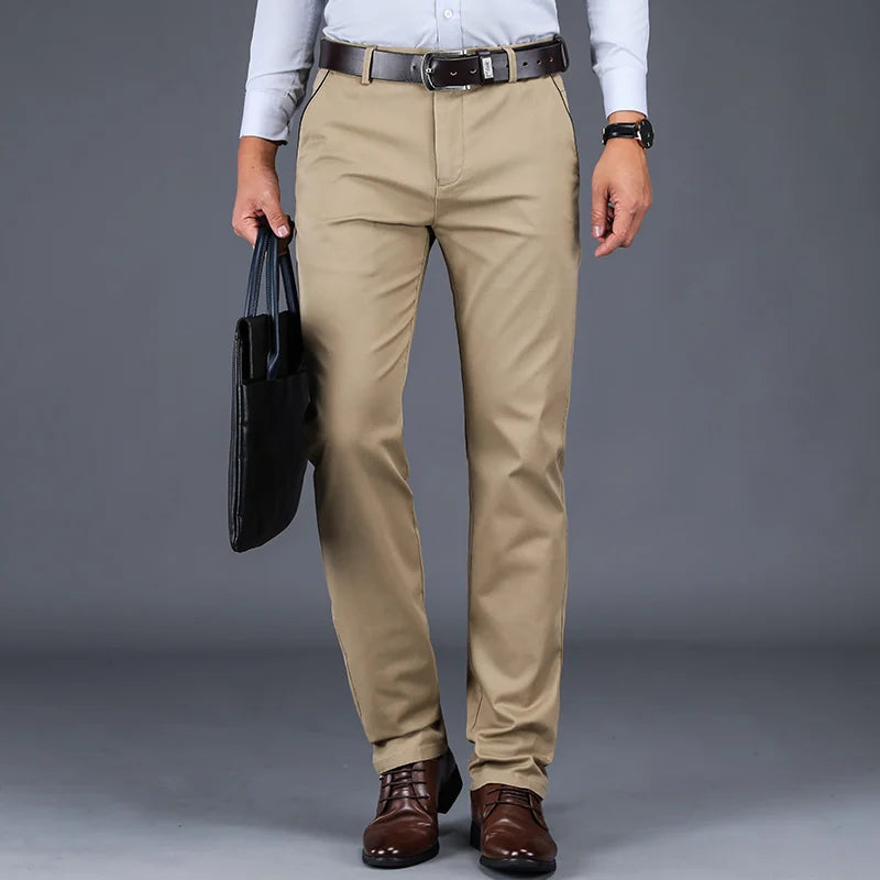 Schmale Herren-Anzughose Elegant Slim-Fit - IdealeKleiden