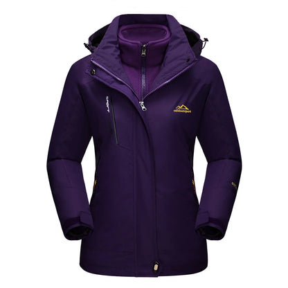Warmes Skijacke Fleece gefüttert 3in1