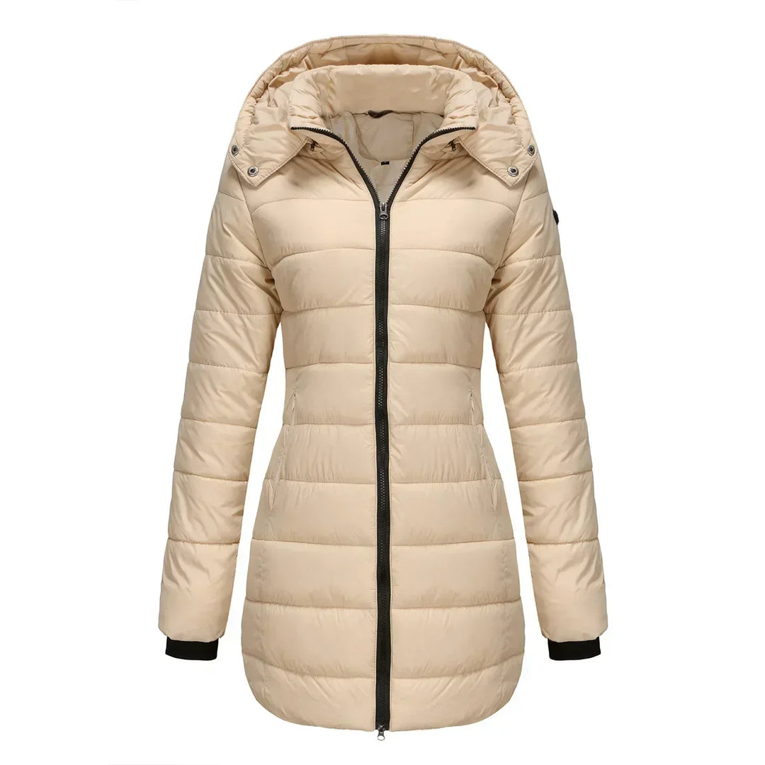 Winter-Puffermantel Damen Warm Kapuze - IdealeKleiden