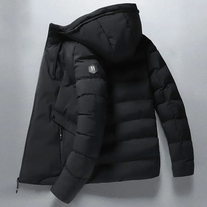 Warme Winterjacke Damen Gepolstert Kapuze