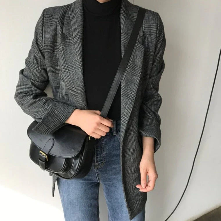Stilvoller Blazer mit Karomuster