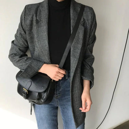 Stilvoller Blazer mit Karomuster
