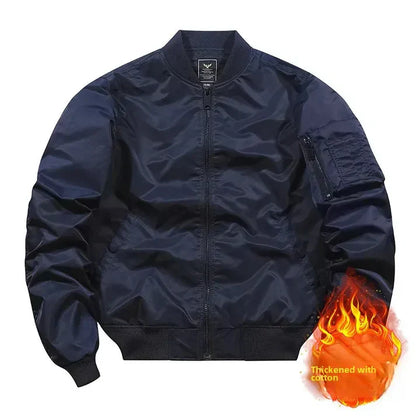 Leder Bomberjacke Fliegerstil