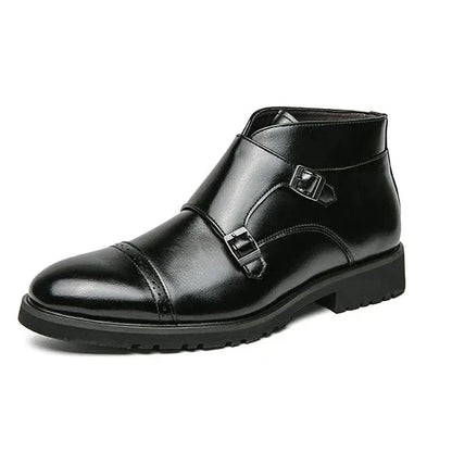 Herrenstiefel Robust Mit Doppel-Schnalle