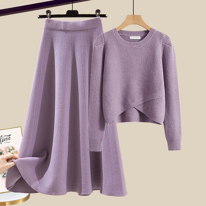 Stilvolles Kleid Set Damenmode Modern