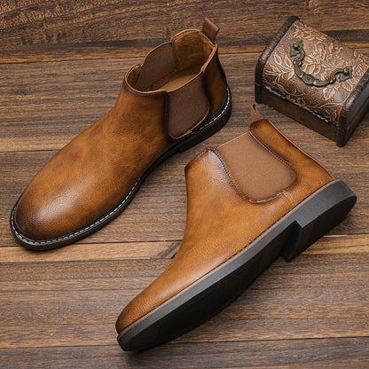 Retro Herren Stiefel Vintage Style