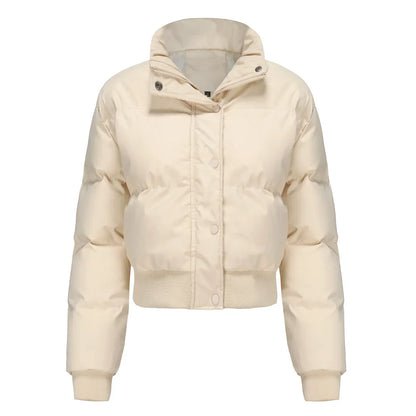 Stylischer Winter-Puffermantel