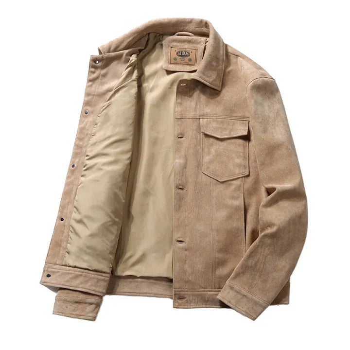 Lederjacke Damen Wildleder Stil