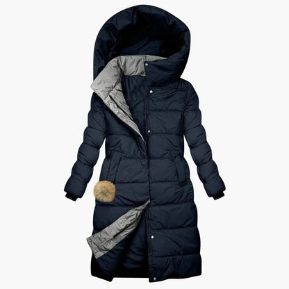 Winter Steppmantel Damen | Langer, Winddichter Parka Mantel