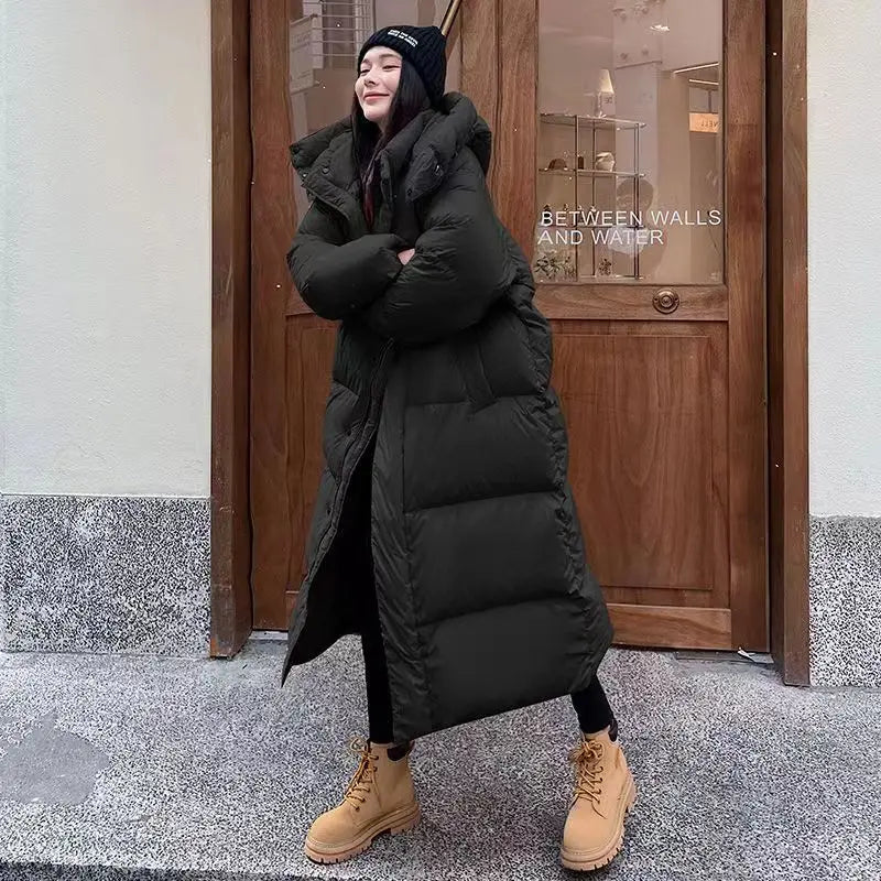 Große Damen Pufferjacke Übergröße Kapuze