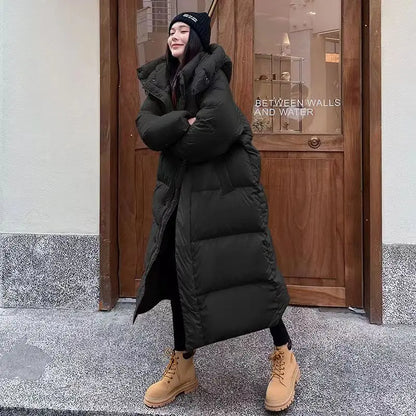 Große Damen Pufferjacke Übergröße Kapuze