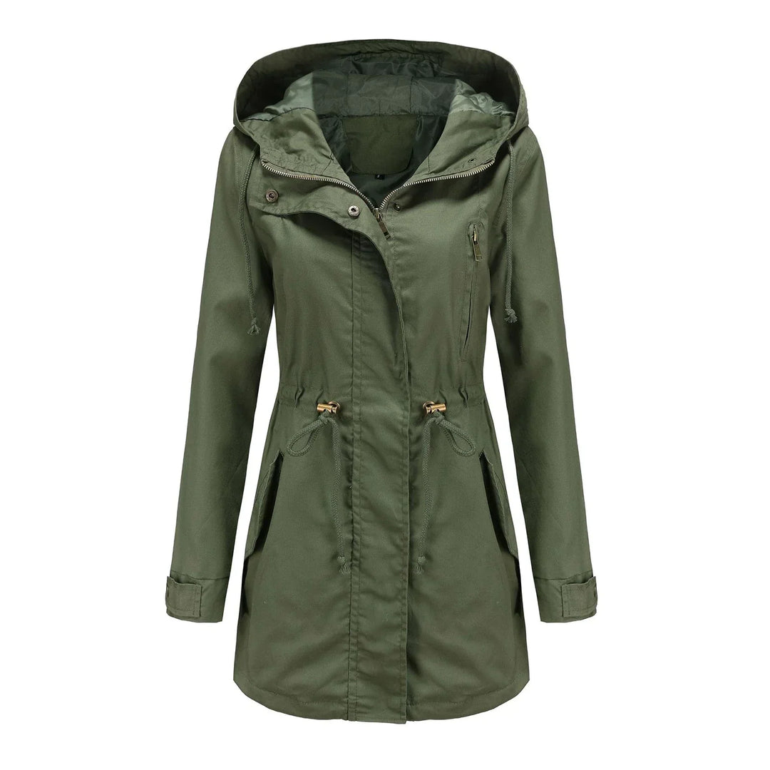 Lange Regenjacke Waterproof Damen