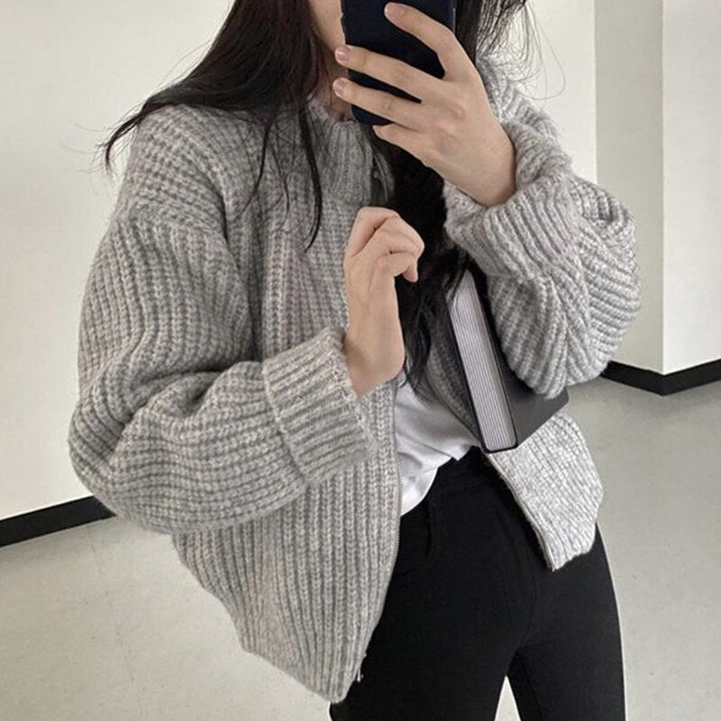 Damen Strickjacke Modern Chic
