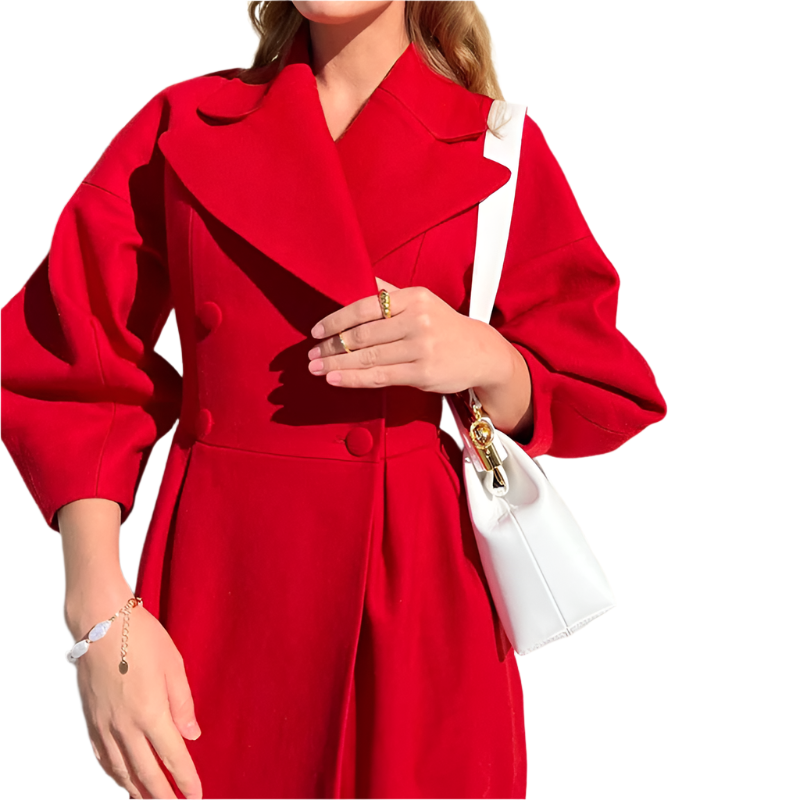 Damen Winterjacke Vintage Chic Eleganz