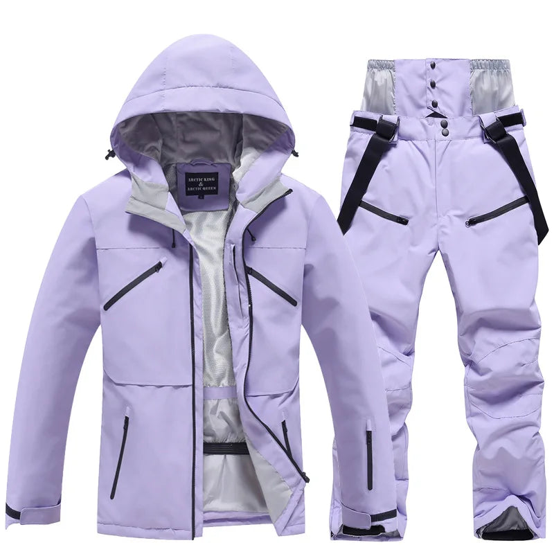 Unisex Skianzug 2-teilig Warm Funktionell
