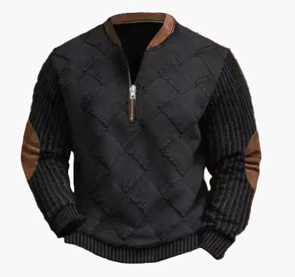 Herren Pullover Warm Modern Stehkragen