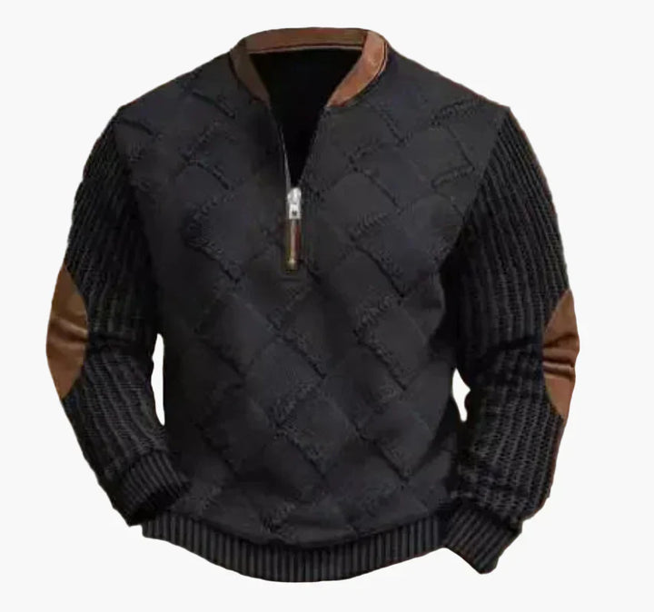 Herren Pullover Warm Modern Stehkragen