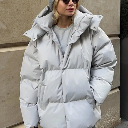 Große Oversized Hoodie Jacke Damen