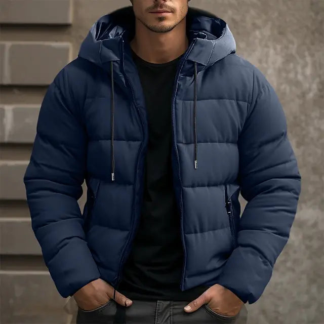 Herren Thermo-Pufferjacke Warm Isoliert