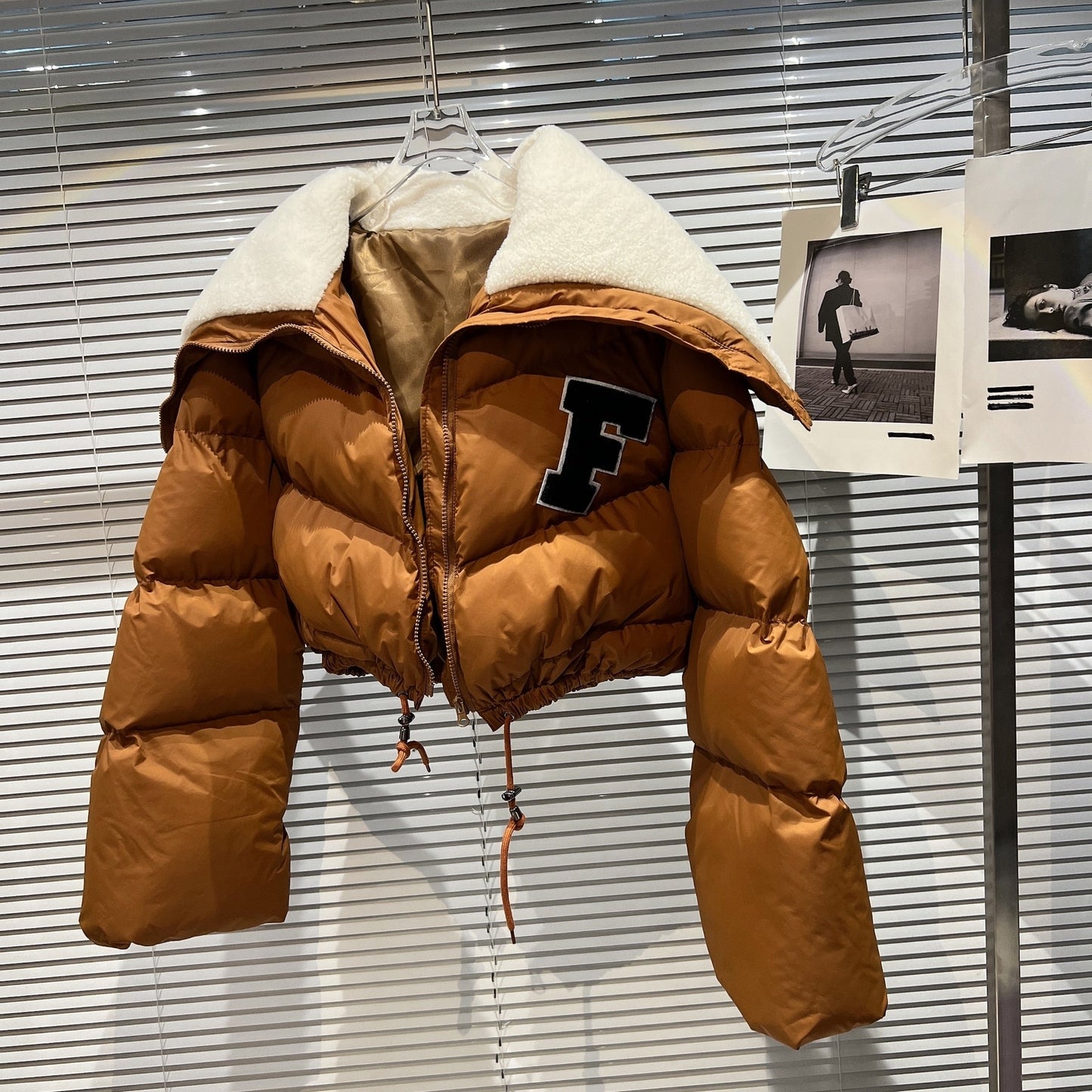 Retro Parka Cropjacke Frauen