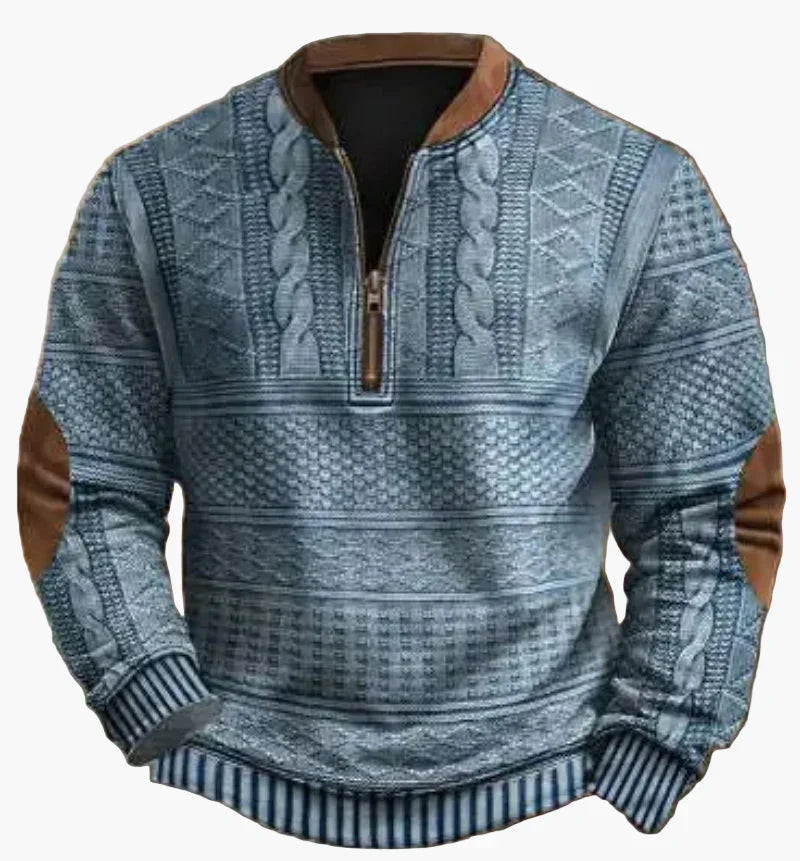 Herren Pullover Warm Modern Stehkragen