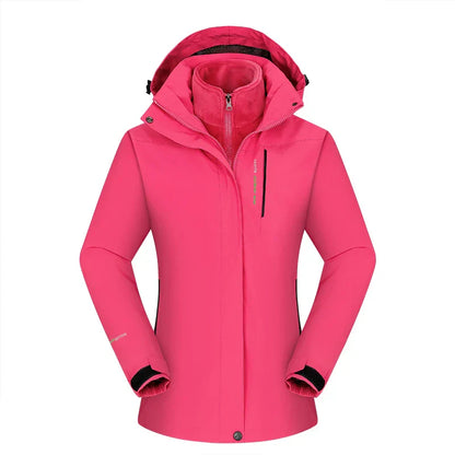 Praktische Wanderojacke 3-in-1 Fleece Isolierung