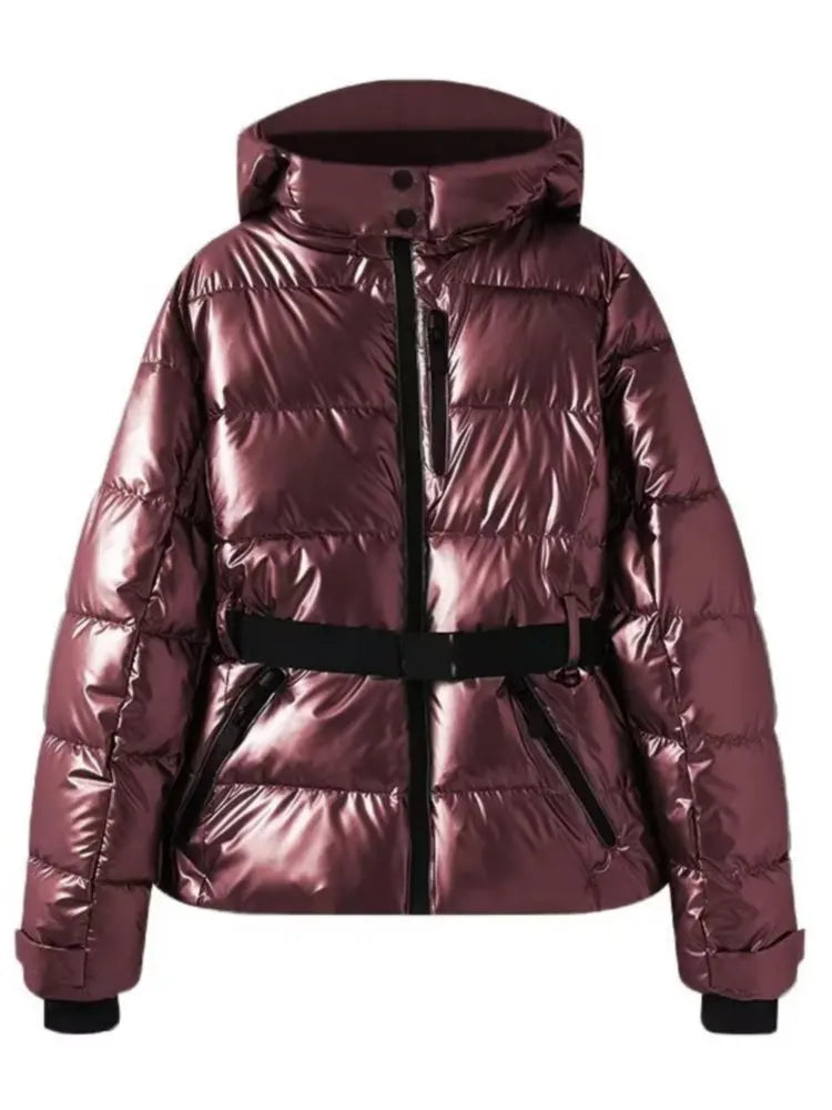 Damen Winter-Parka Jacke Warm Kapuze