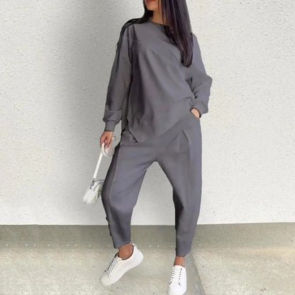 Modische Damen-Kleidung Satz mit Hoodie-Look